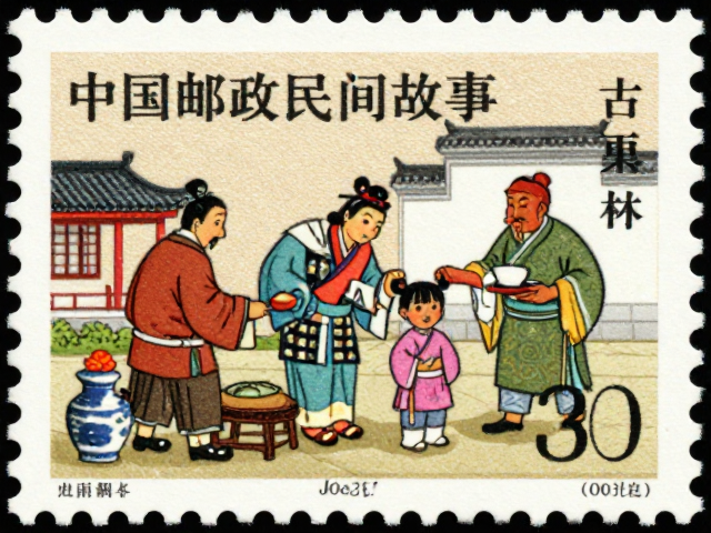 中国邮政民间故事邮票赏析，细察印刷工艺与文化魅力