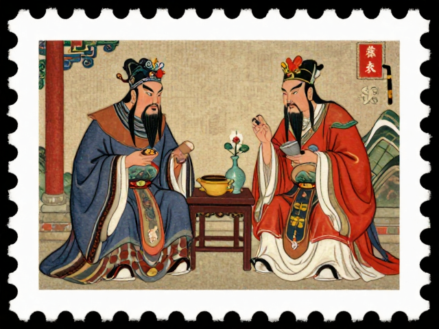 民间故事邮票异形齿孔,神仙鬼怪题材设计赏析