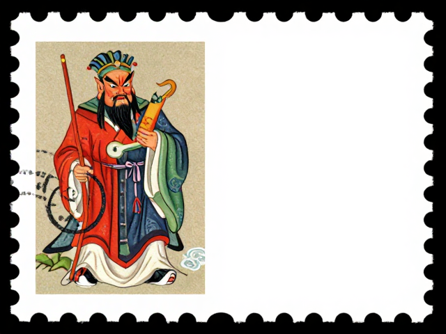 民间故事邮票异形齿孔，神仙鬼怪题材设计赏析
