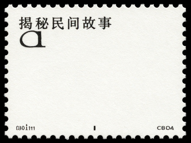 揭秘民间故事邮票,特种纸印刷工艺与志号解析