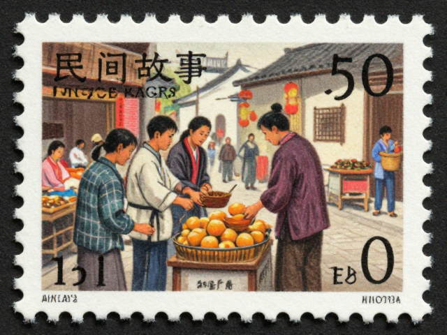 民间故事邮票新票价格稳定,异形齿孔设计引关注