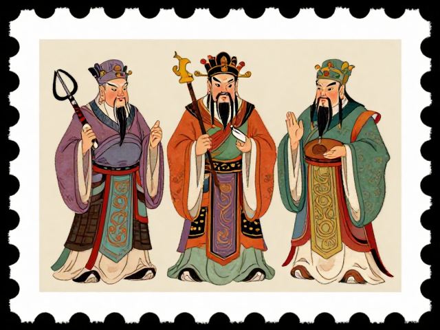 民间故事邮票异形齿孔，神仙鬼怪题材设计赏析