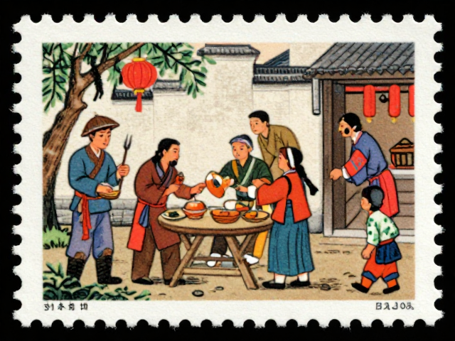 建国后神话题材邮票兴起,胶印层次细腻,民间故事邮票成收藏热点