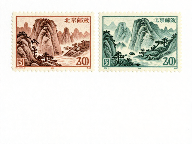 1960-80北京邮票厂早期小型张,名山名水风景名胜鉴赏
