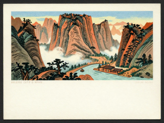 1960-80早期小型张，名山名水色彩浓郁，小版张协调之美