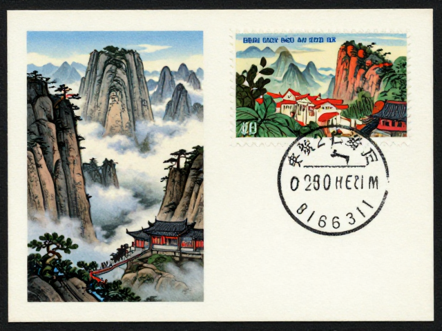 1960-80早期小型张,名山名水与风景名胜,邮政业务里的自然之美