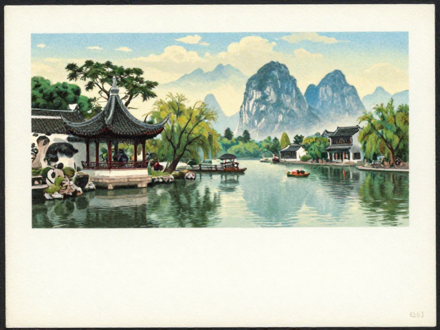 1960-80早期小型张,名山名水与风景名胜,邮政业务里的自然之美