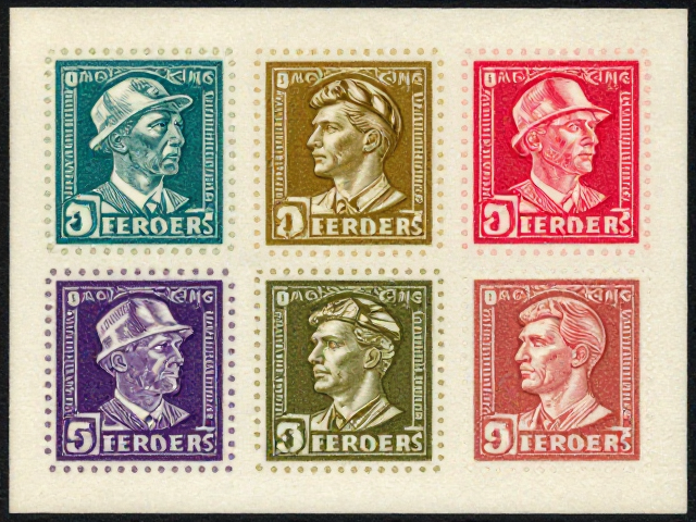 1960-80早期小型张，烫金压凸荧光工艺解析，浓郁色彩与小版张协调之美