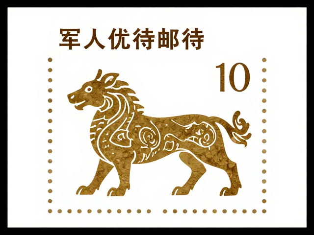 军人优待邮票发行,融合生肖元素的邮资票符收藏指南