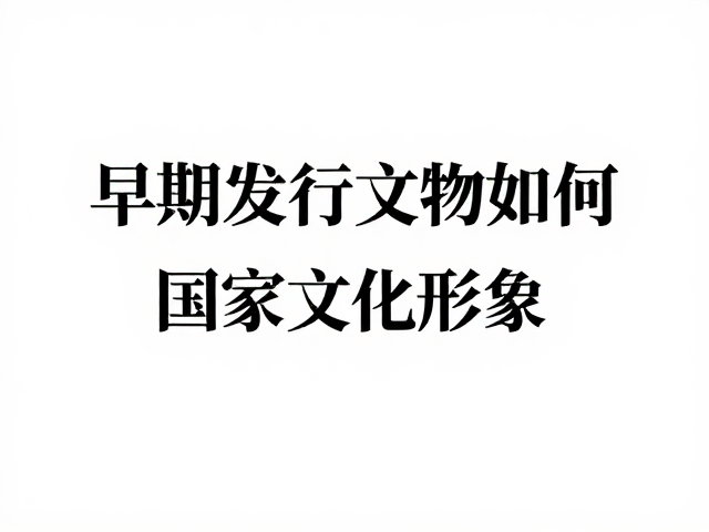 早期发行文物如何塑造国家文化形象?
