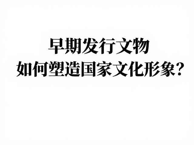 早期发行文物如何塑造国家文化形象?