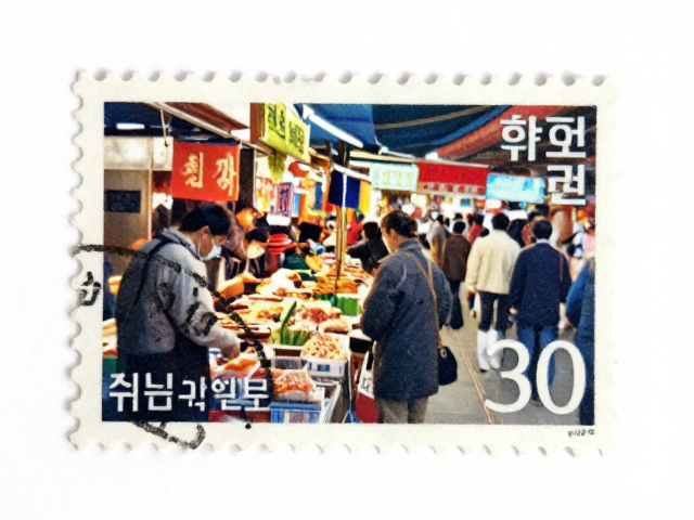 韩国邮政早期发行全息镂空邮票,稀缺版式解析与市场价值