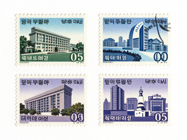 韩国邮政早期发行全息镂空邮票,稀缺版式解析与市场价值
