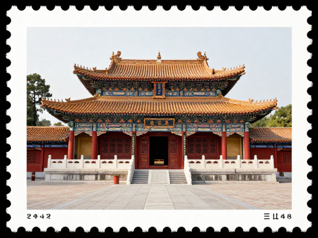 佛教寺庙邮票,胶印工艺与国际邮展获奖作品赏析