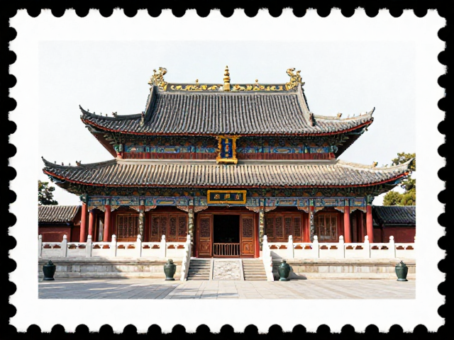 佛教寺庙邮票,胶印工艺与国际邮展获奖作品赏析