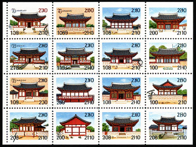 2010至今韩国现代邮票，早期发行与韩屋建筑变迁全解析