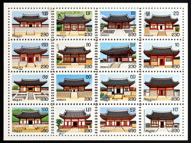 2010至今韩国现代邮票，早期发行与韩屋建筑变迁全解析