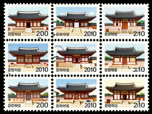 2010至今韩国现代邮票，早期发行与韩屋建筑变迁全解析