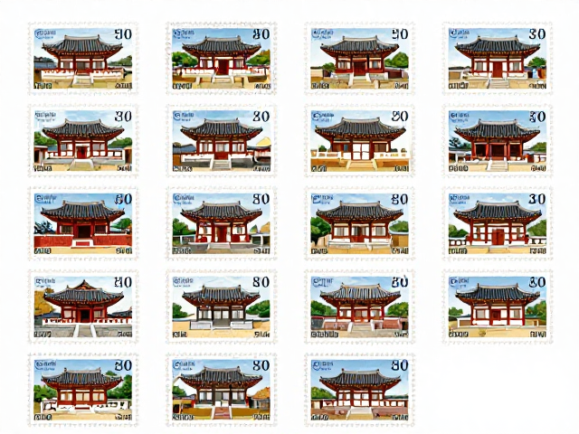 2010至今韩国现代邮票，早期发行与韩屋建筑变迁全解析
