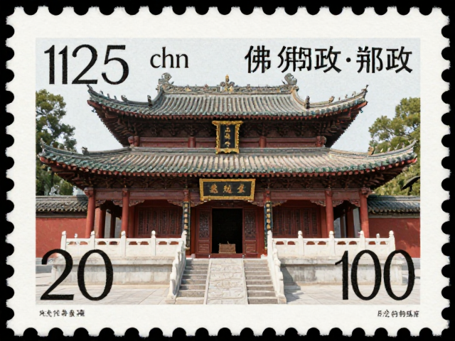 佛教寺庙邮票集邮展专用票，面值货币单位解析