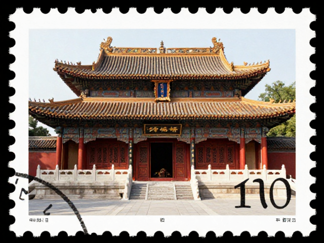 佛教寺庙邮票，集邮协会认证影写版印刷珍品赏析