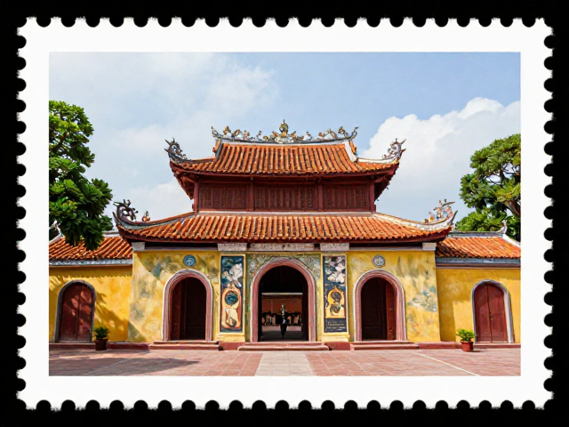 越南佛教寺庙邮票,国际邮展获奖作品解析与价值