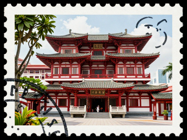 新加坡佛教寺庙邮票，方寸间珍藏多元民族风情与信仰之美