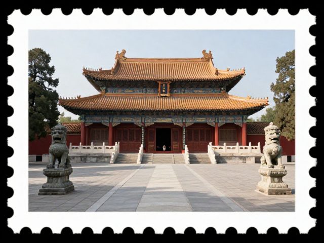 佛教寺庙邮票小全张，见证历史事件的文化珍藏