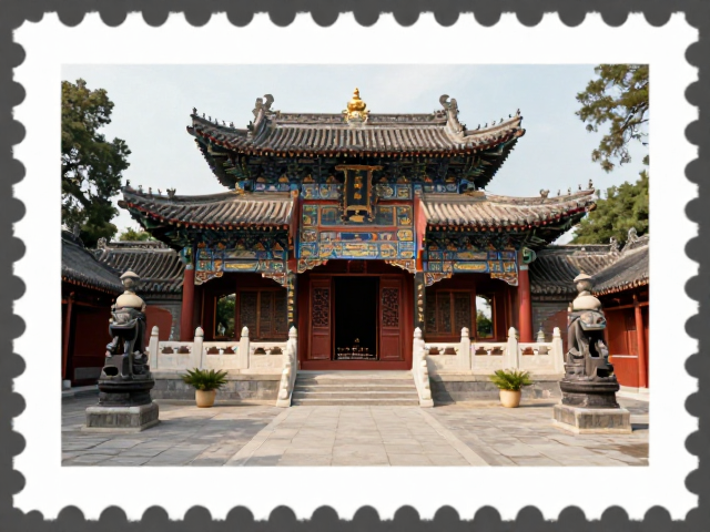 佛教寺庙邮票小全张，见证历史事件的文化珍藏
