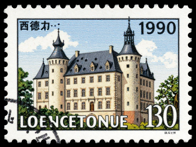 西德1949-1990古堡城堡邮票,普通邮票中的建筑美学
