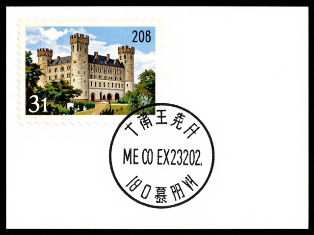 古堡城堡邮票赏析,法兰克福慕尼黑集邮市场与纪念机盖戳研究