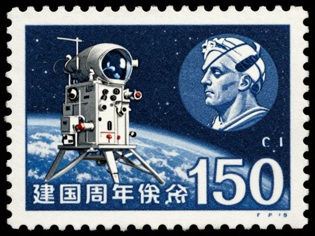 建国150周年纪念,早期邮票与阿波罗计划背后的历史回响