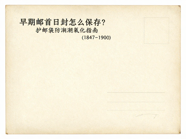 早期邮票首日封怎么保存？护邮袋防潮防氧化指南（1847-1900）