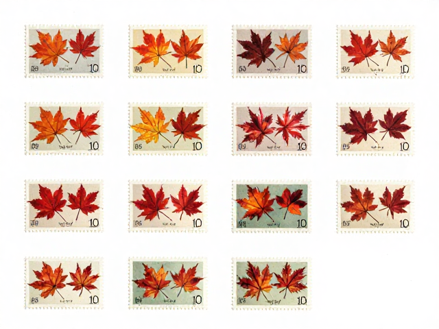枫叶花卉邮票整版票(Pane)专业目录编号查询与收藏指南