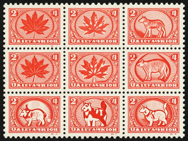 枫叶花卉异形模切动物轮廓邮票整版票收藏指南
