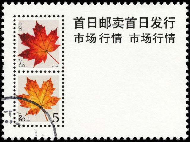 枫叶花卉邮票首日发行，专业邮票拍卖指南与市场行情