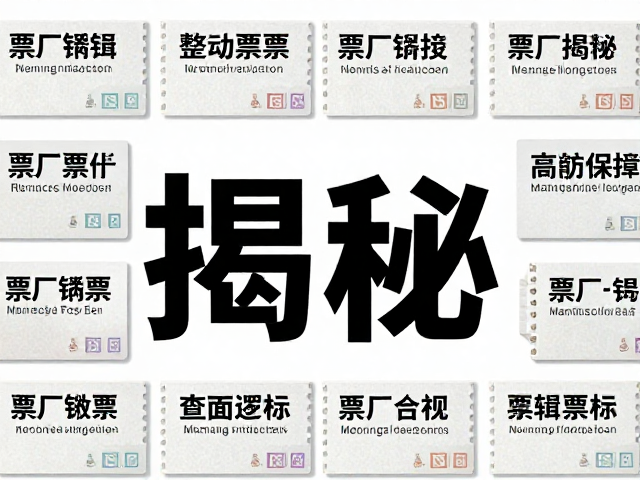 整版票厂铭揭秘，层次丰富的稀缺资源，高流量干货解析