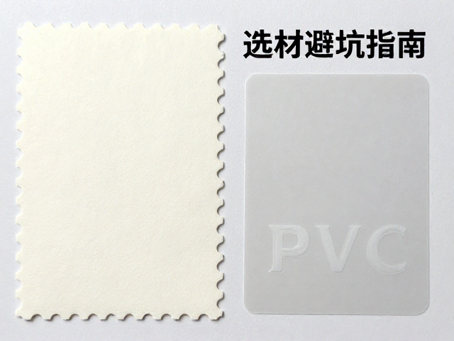 普通涂布邮票纸、胶版纸与塑料PVC对比,选材避坑指南