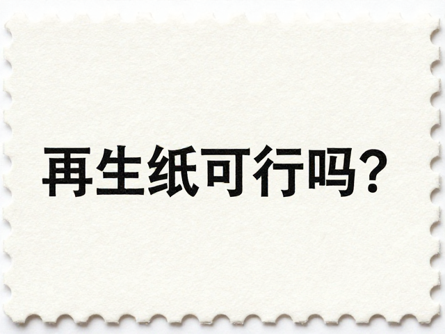 再生纸做普通涂布邮票纸可行吗?缩微字母识别技巧