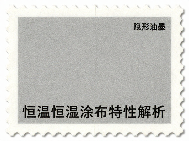 恒温恒湿下普通涂布邮票纸与隐形油墨特性解析