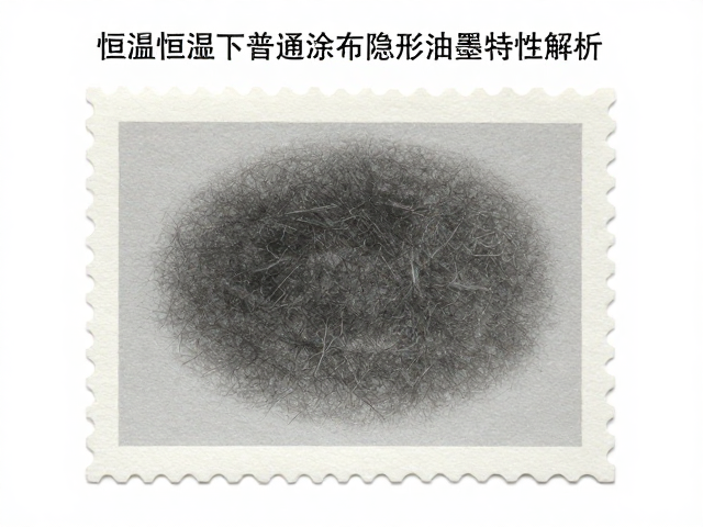 恒温恒湿下普通涂布邮票纸与隐形油墨特性解析