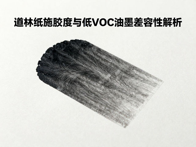 道林纸施胶度与低VOC油墨兼容性解析，印刷不洇墨的关键