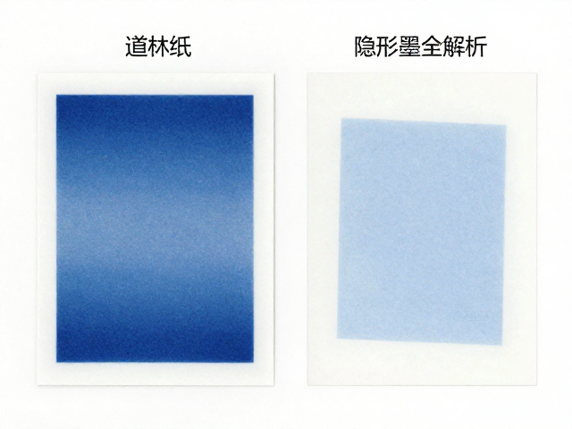 道林纸与光敏纸对比,隐形油墨兼容性及打印效果全解析