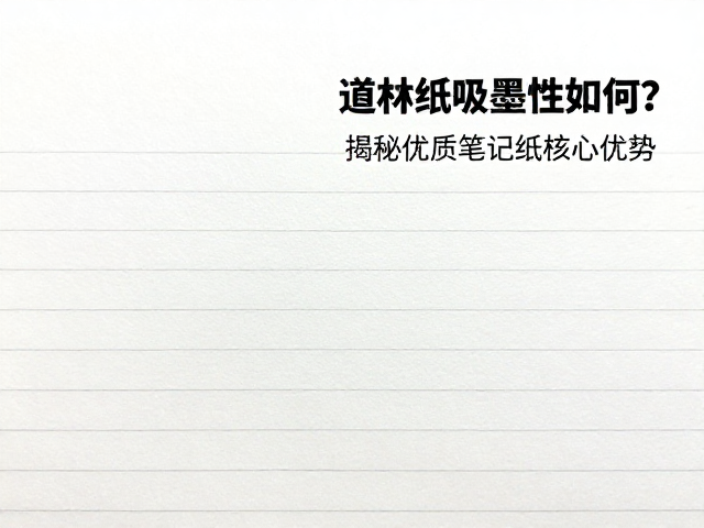 高白度冷光道林纸吸墨性如何？揭秘优质笔记纸核心优势