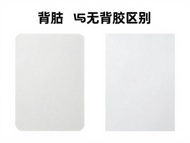 背胶与无背胶区别?初粘力适中怎么选?2024最新选购指南