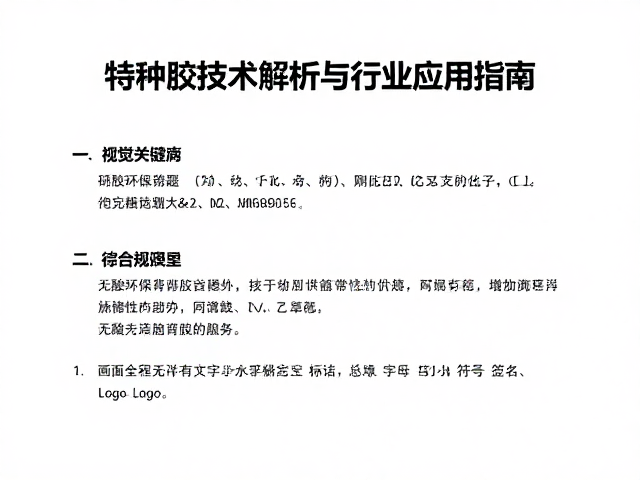 无酸环保背胶研发，特种胶技术解析与行业应用指南