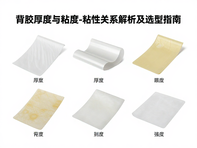 特种胶研发，背胶厚度与粘性关系解析及选型指南