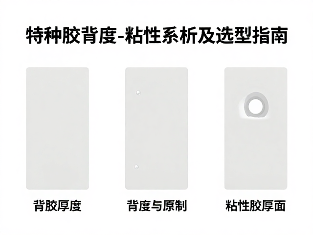 特种胶研发,背胶厚度与粘性关系解析及选型指南