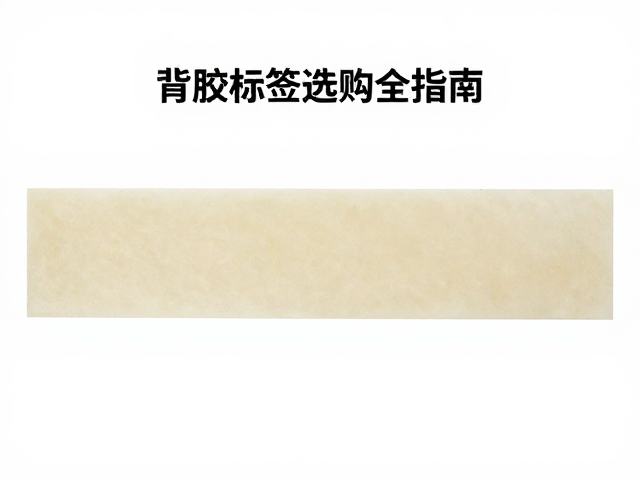 背胶厚度多少好?粘性稳定不脱落,有背胶标签选购全指南