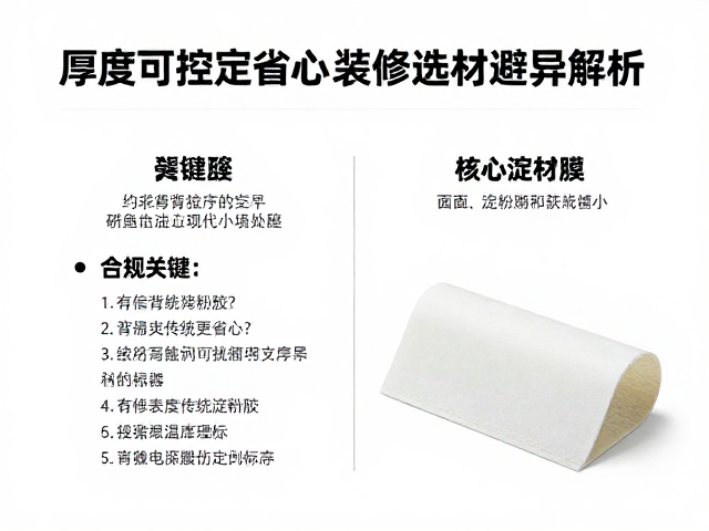 有背胶还是传统淀粉胶?厚度可控更省心,装修选材避坑指南